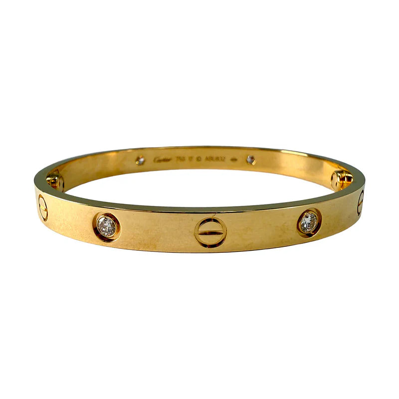 Kaaf Luxury Bracelet Combo | Clover Chain & Crystal Cuff – Eid Special Gift for Her